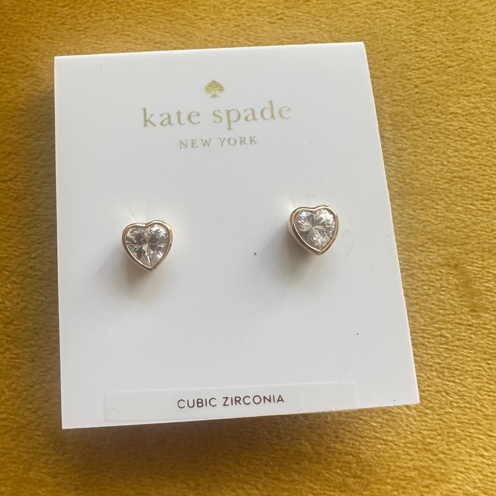 New with tag Kate Spade Heart Pierces
